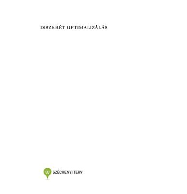 خرید و دانلود نسخه کامل کتاب Diszkrét optimalizálás