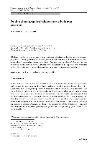 خرید و دانلود نسخه کامل کتاب Double choreographical solutions for n-body type problems_68657189831e3.jpeg خرید و دانلود نسخه کامل کتاب Double choreographical solutions for n-body type problems