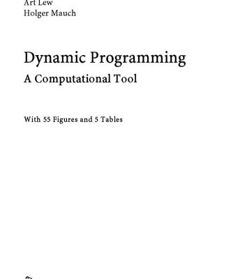 خرید و دانلود نسخه کامل کتاب Dynamic Programming: A Computational Tool