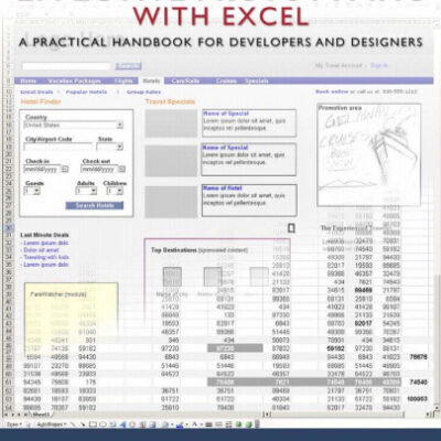 خرید و دانلود نسخه کامل کتاب Effective Prototyping with Excel: A practical handbook for developers and designers