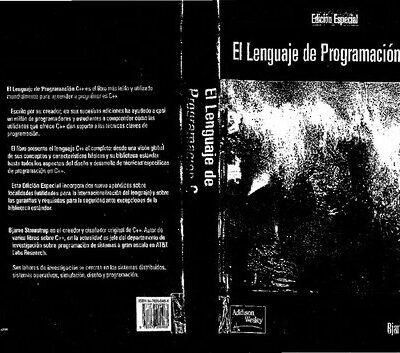 خرید و دانلود نسخه کامل کتاب El Lenguaje de Programación C++ Edición Especial