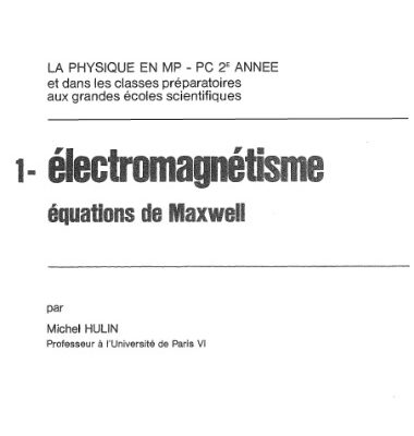 خرید و دانلود نسخه کامل کتاب Electromagnetisme 1 : les equations de Maxwell