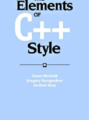 خرید و دانلود نسخه کامل کتاب Elements of C++ Style