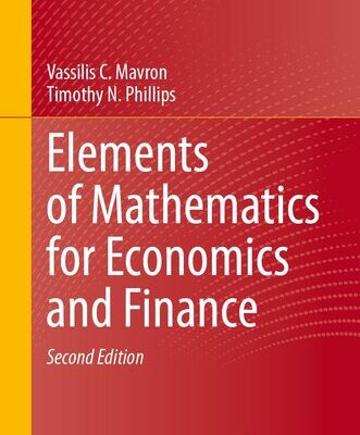 خرید و دانلود نسخه کامل کتاب Elements of Mathematics for Economics and Finance