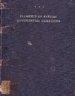 خرید و دانلود نسخه کامل کتاب Elements of partial differential equations