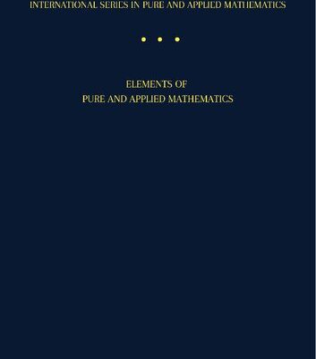خرید و دانلود نسخه کامل کتاب Elements of pure and applied mathematics