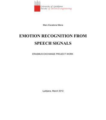 خرید و دانلود نسخه کامل کتاب Emotion Recognition from Speech Signals