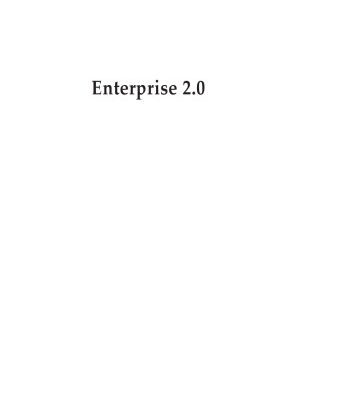 خرید و دانلود نسخه کامل کتاب Enterprise 2.0 – How Social Software Will Change the Future of Work