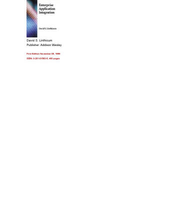 خرید و دانلود نسخه کامل کتاب Enterprise Application Integration