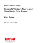 خرید و دانلود نسخه کامل کتاب Entrust Certificate Services. Microsoft Windows Macros and Visual Basic Code Signing