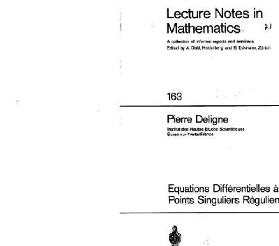 خرید و دانلود نسخه کامل کتاب Equations differentielles a points singulieres regulieres