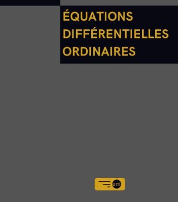 خرید و دانلود نسخه کامل کتاب Equations Differentielles Ordinaires