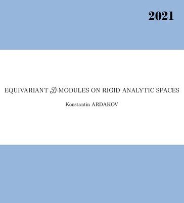 خرید و دانلود نسخه کامل کتاب Equivariant D-modules on rigid analytic spaces