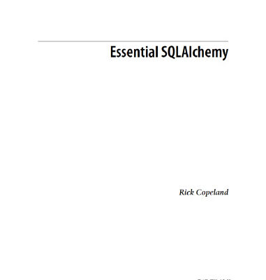 خرید و دانلود نسخه کامل کتاب Essential SQL AIchemy