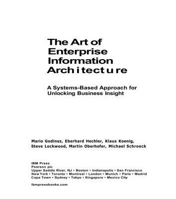 خرید و دانلود نسخه کامل کتاب etc. The Art of Enterprise Information Architecture. A Systems-Based Approach for Unlocking Business Insight