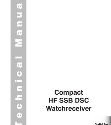 خرید و دانلود نسخه کامل کتاب EuroCom Industries. Technical Manual. Compact HF SSB DSC Watchreceiver
