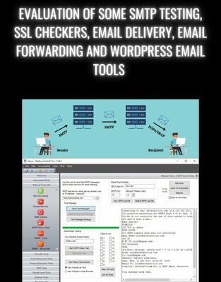 خرید و دانلود نسخه کامل کتاب Evaluation of Some SMTP Testing, SSL Checkers, Email Delivery, Email Forwarding and WP Email Tools
