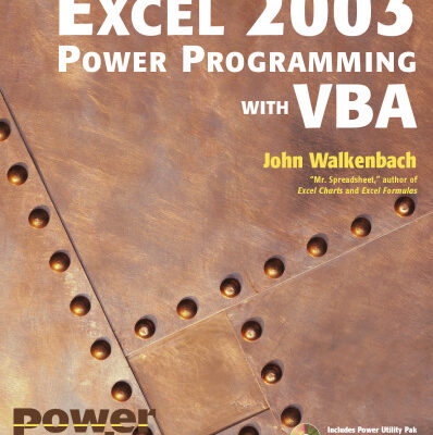 خرید و دانلود نسخه کامل کتاب Excel 2003 Power Programming with VBA (Excel Power Programming With Vba)