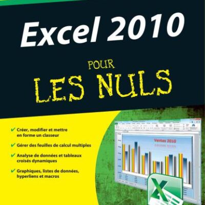 خرید و دانلود نسخه کامل کتاب Excel 2010 pour les nuls
