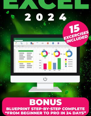 خرید و دانلود نسخه کامل کتاب Excel 2024: Mastering Excel’s Powerful Data Analysis Tools, Learn Advanced Techniques for Flawless Formulas. Become from beginners to advanced in less 24 days.