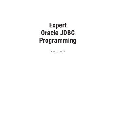 خرید و دانلود نسخه کامل کتاب Expert Oracle JDBC Programming: High Performance Applications with Oracle 10g