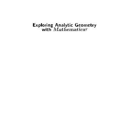 خرید و دانلود نسخه کامل کتاب Exploring analytic geometry with Mathematica
