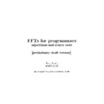 خرید و دانلود نسخه کامل کتاب FFTs for Programmers Algorithms and Source Code