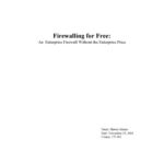 خرید و دانلود نسخه کامل کتاب Firewalling for Free: An Enterprise Firewall Without the Enterprise Price