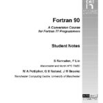 خرید و دانلود نسخه کامل کتاب Fortran 90: a conversion course for Fortran 77 programmers