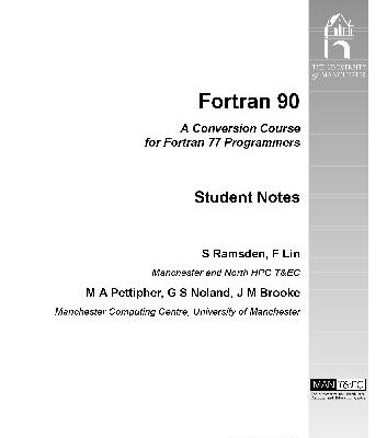 خرید و دانلود نسخه کامل کتاب Fortran 90: a conversion course for Fortran 77 programmers