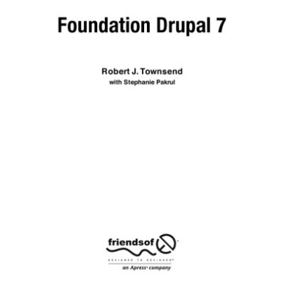 خرید و دانلود نسخه کامل کتاب Foundation Drupal 7