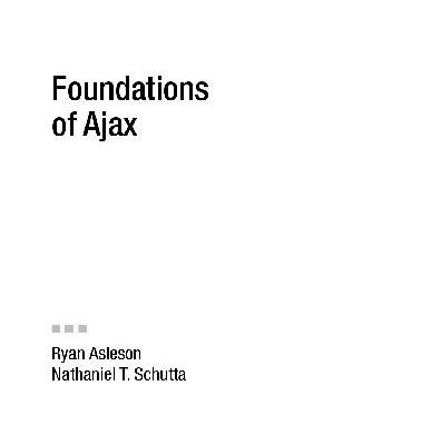 خرید و دانلود نسخه کامل کتاب Foundation of Ajax