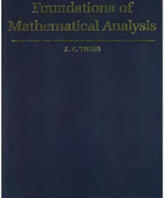 خرید و دانلود نسخه کامل کتاب Foundations of mathematical analysis MCet