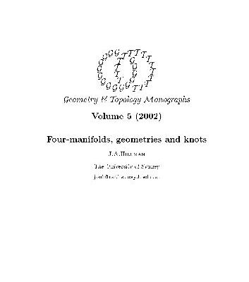 خرید و دانلود نسخه کامل کتاب Four manifolds geometries and knots