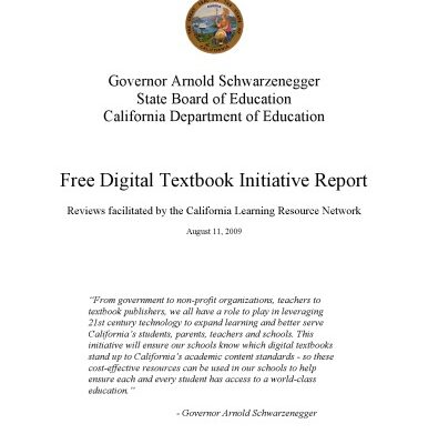 خرید و دانلود نسخه کامل کتاب Free Digital Textbook Initiative Report