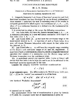 خرید و دانلود نسخه کامل کتاب Function Space-Time Manifolds