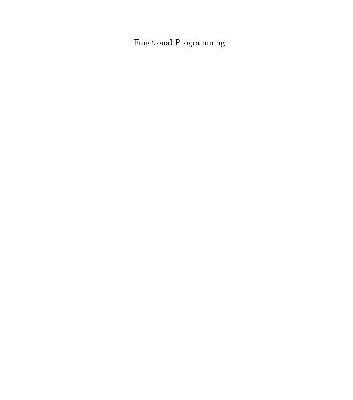خرید و دانلود نسخه کامل کتاب Functional programming