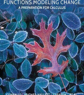 خرید و دانلود نسخه کامل کتاب Functions Modeling Change A Preparation For Calculus, 5th Edition