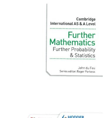 خرید و دانلود نسخه کامل کتاب Further probability and statistics