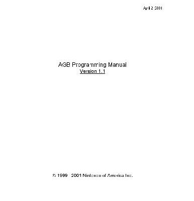خرید و دانلود نسخه کامل کتاب Gameboy Advance Programming Manual v1.1
