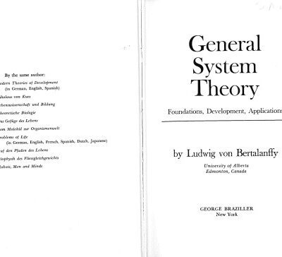 خرید و دانلود نسخه کامل کتاب General System Theory