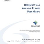 خرید و دانلود نسخه کامل کتاب Genetec Archive Player User Guide