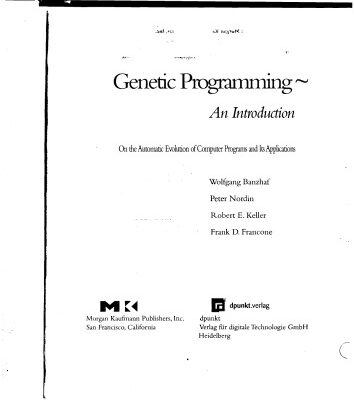 خرید و دانلود نسخه کامل کتاب Genetic Programming: An Introduction (The Morgan Kaufmann Series in Artificial Intelligence)