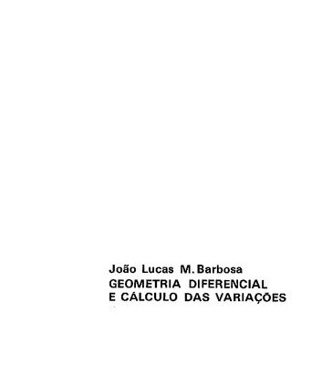 خرید و دانلود نسخه کامل کتاب Geometria Diferencial e Cálculo das variações