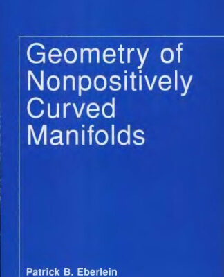 خرید و دانلود نسخه کامل کتاب Geometry of nonpositively curved manifolds