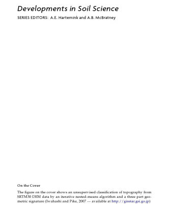 خرید و دانلود نسخه کامل کتاب Geomorphometry: Concepts, Software, Applications