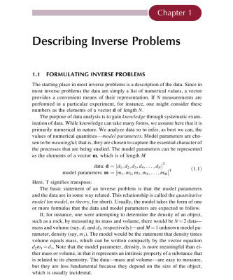 خرید و دانلود نسخه کامل کتاب Geophysical Data Analysis: Discrete Inverse Theory