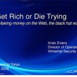 خرید و دانلود نسخه کامل کتاب Get Rich or Die Trying – “Making money on the Web, the black hat way”