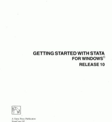 خرید و دانلود نسخه کامل کتاب Getting Started With Stata for Windows
