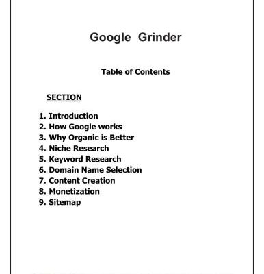 خرید و دانلود نسخه کامل کتاب Google Grinder